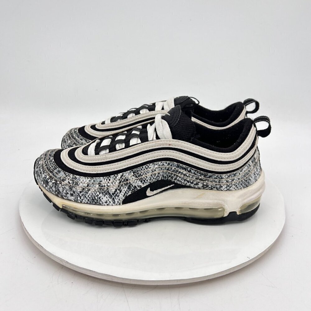 Nike Air Max 97 Women Size 7.5 CT1549-001 Cocoa Snake Black White Training Shoes